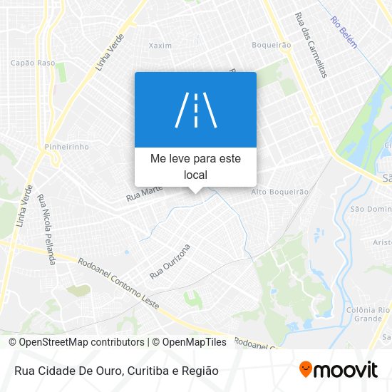 Rua Cidade De Ouro mapa
