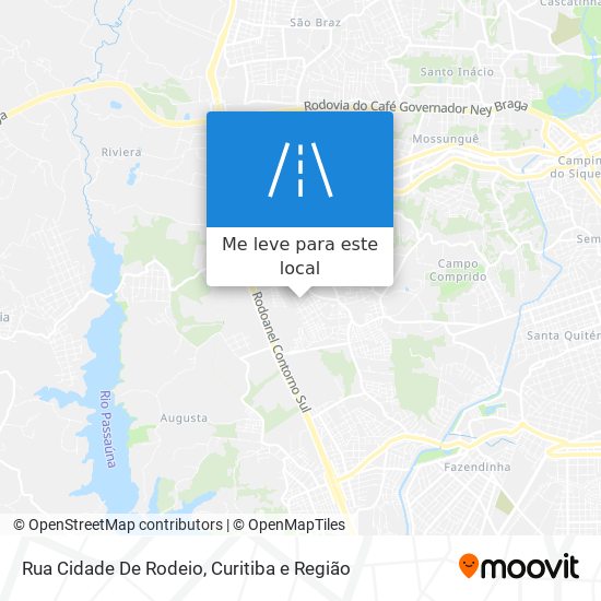 Rua Cidade De Rodeio mapa