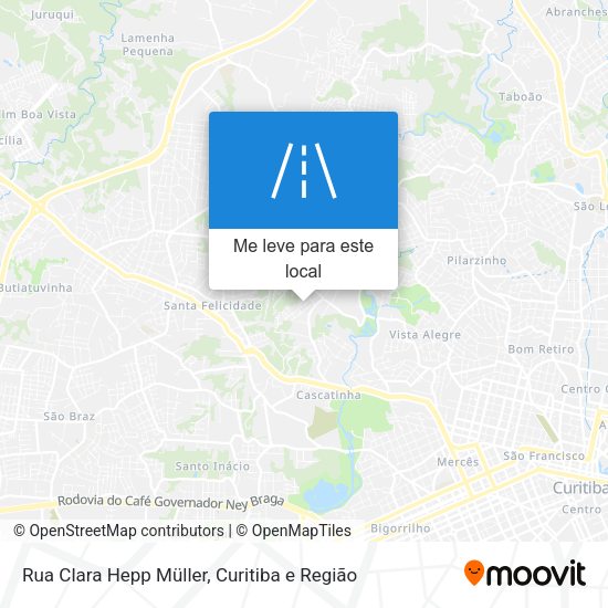 Rua Clara Hepp Müller mapa