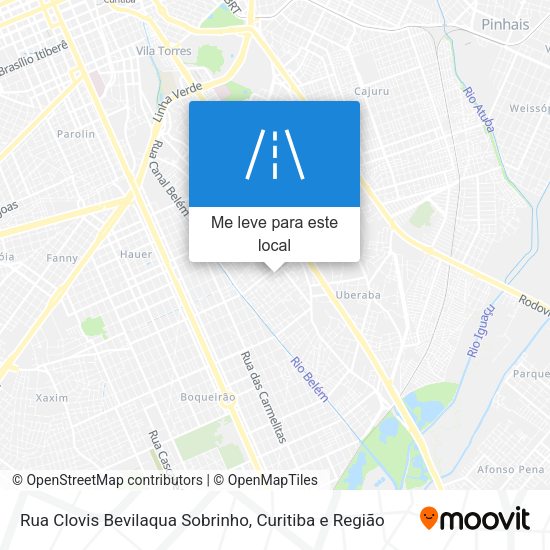 Rua Clovis Bevilaqua Sobrinho mapa