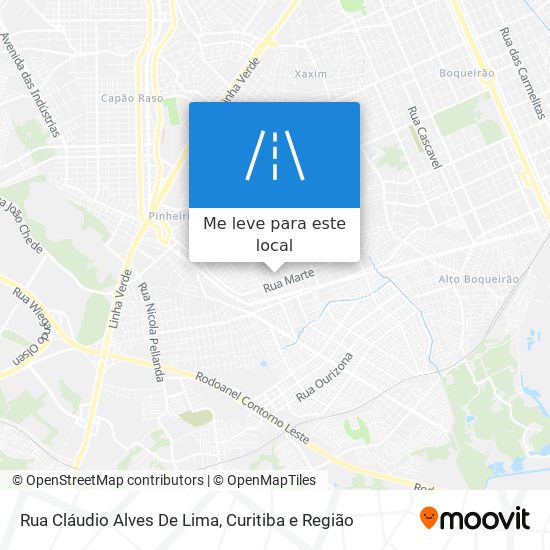 Rua Cláudio Alves De Lima mapa