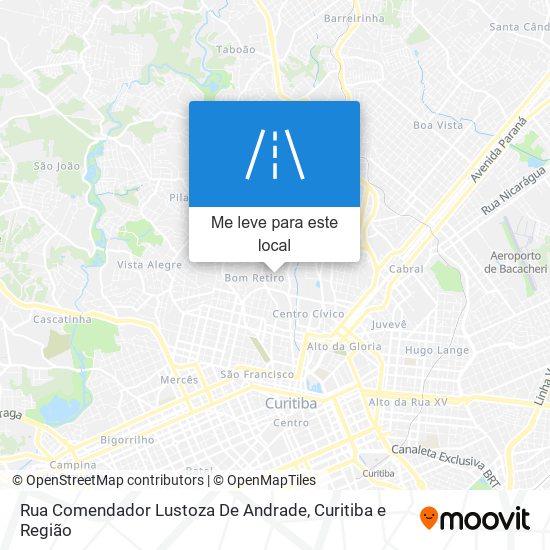 Rua Comendador Lustoza De Andrade mapa