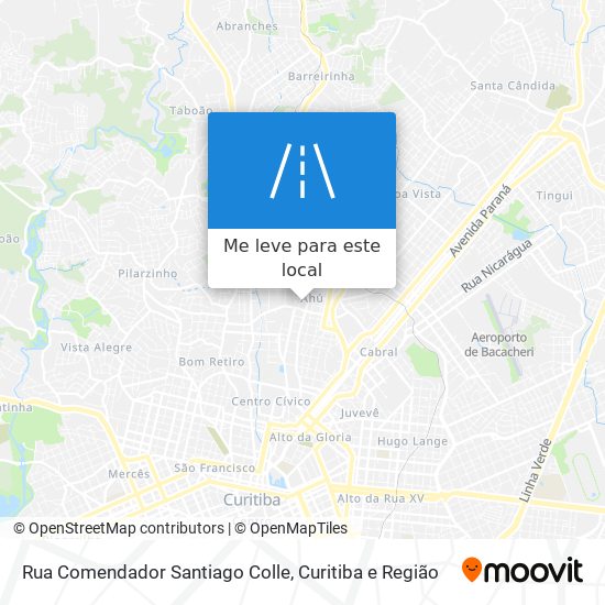 Rua Comendador Santiago Colle mapa