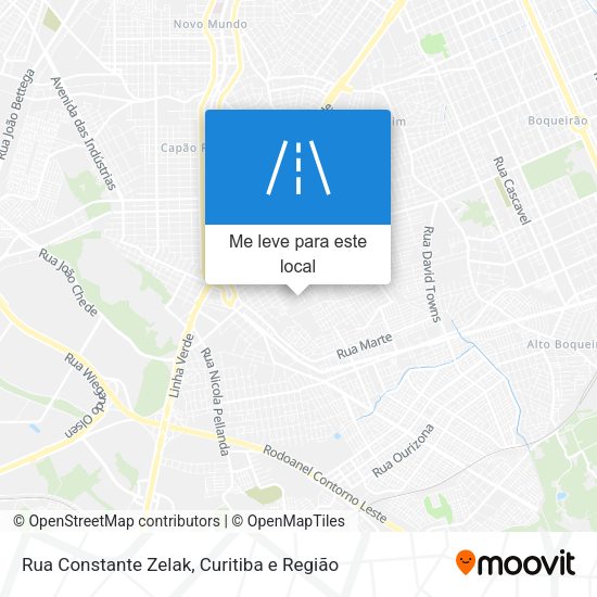 Rua Constante Zelak mapa