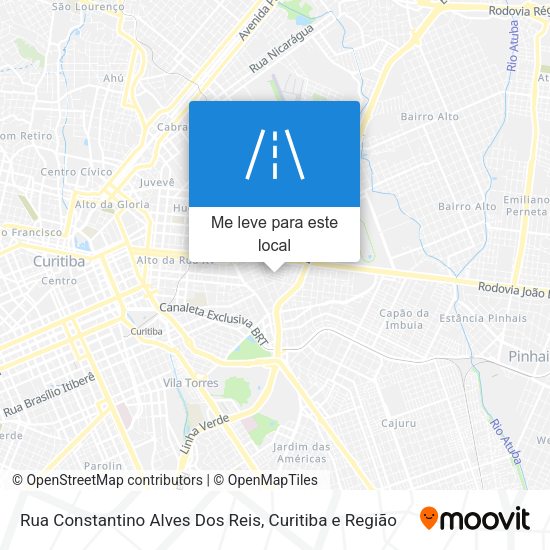 Rua Constantino Alves Dos Reis mapa