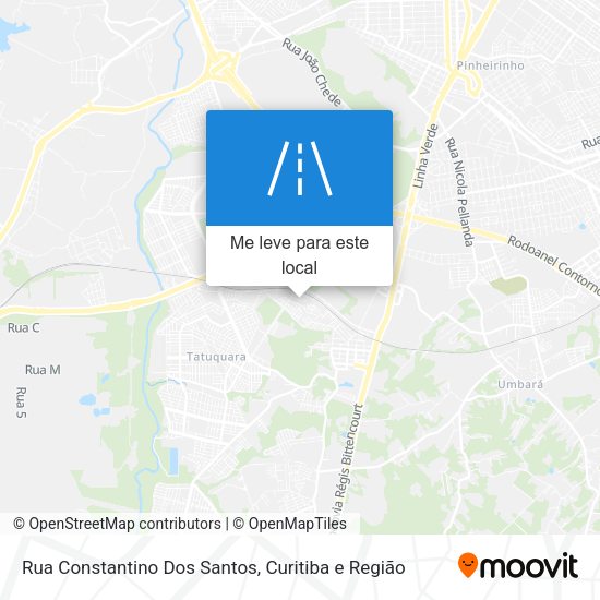 Rua Constantino Dos Santos mapa