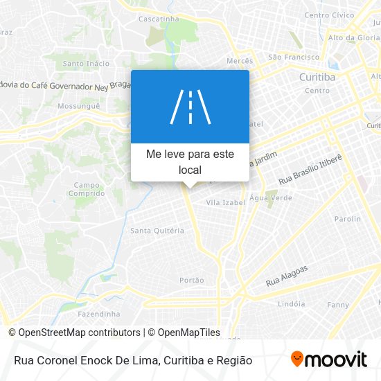 Rua Coronel Enock De Lima mapa