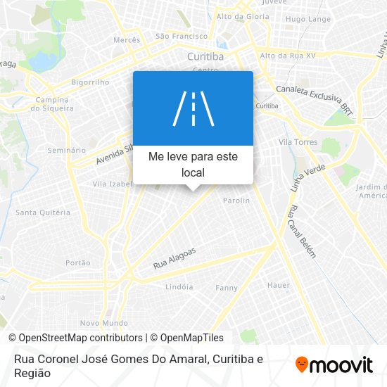 Rua Coronel José Gomes Do Amaral mapa