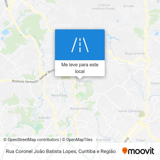 Rua Coronel João Batista Lopes mapa