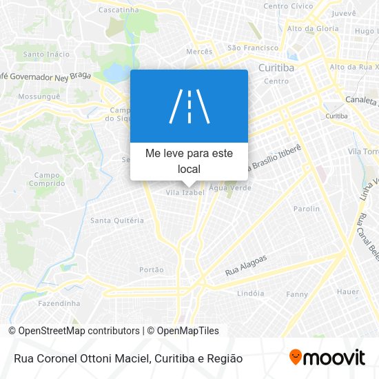 Rua Coronel Ottoni Maciel mapa
