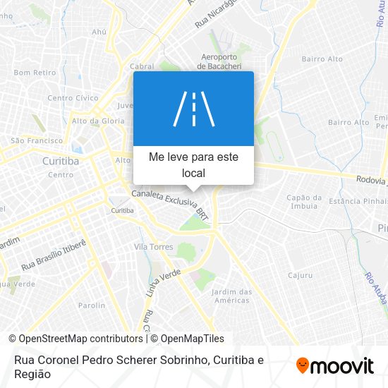 Rua Coronel Pedro Scherer Sobrinho mapa