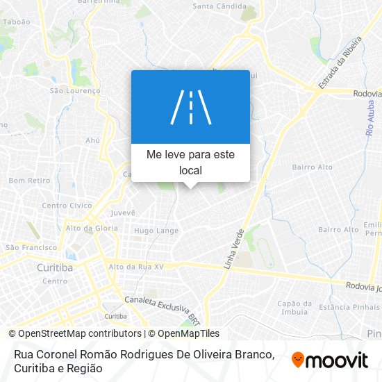 Rua Coronel Romão Rodrigues De Oliveira Branco mapa