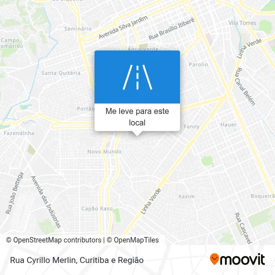 Rua Cyrillo Merlin mapa
