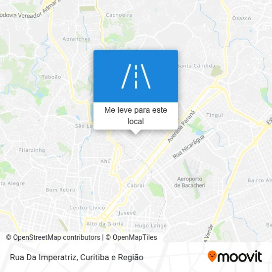 Rua Da Imperatriz mapa