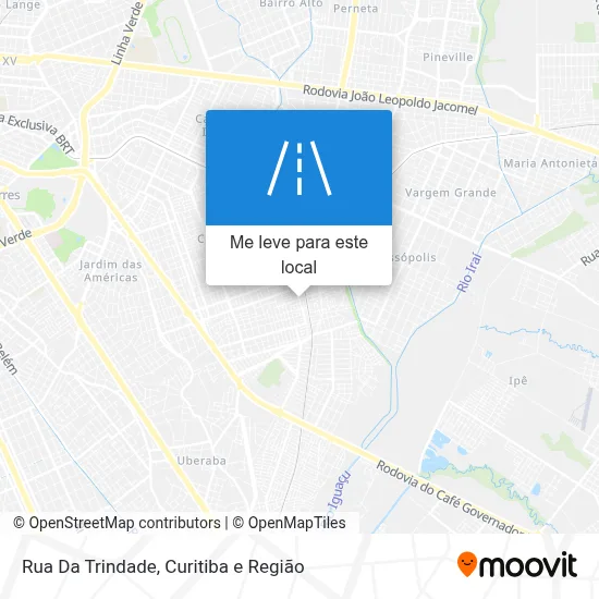 Rua Da Trindade mapa