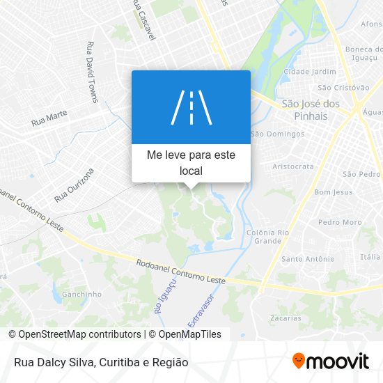 Rua Dalcy Silva mapa