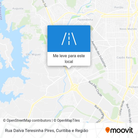 Rua Dalva Teresinha Pires mapa