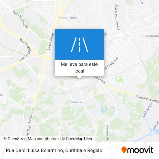 Rua Darci Luisa Belarmino mapa