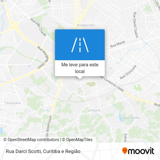 Rua Darci Scotti mapa