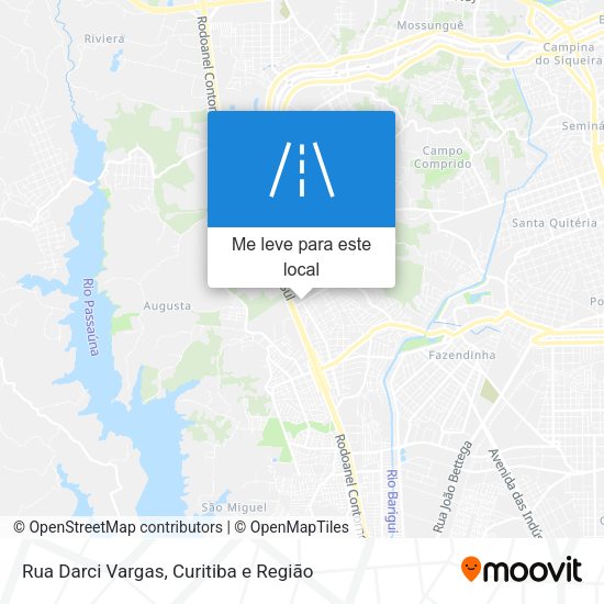 Rua Darci Vargas mapa