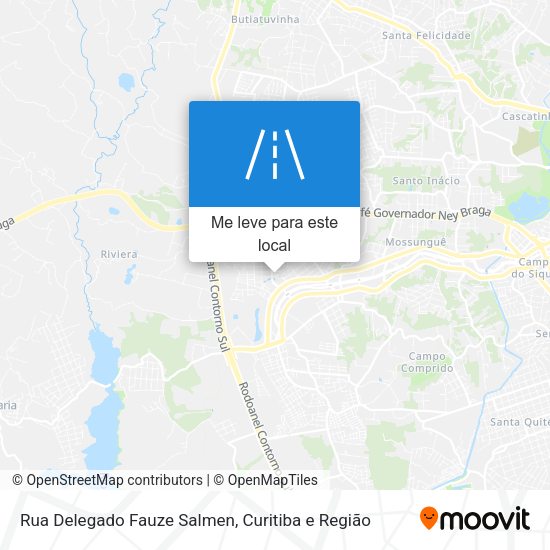 Rua Delegado Fauze Salmen mapa