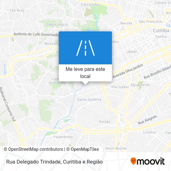 Rua Delegado Trindade mapa