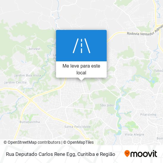 Rua Deputado Carlos Rene Egg mapa