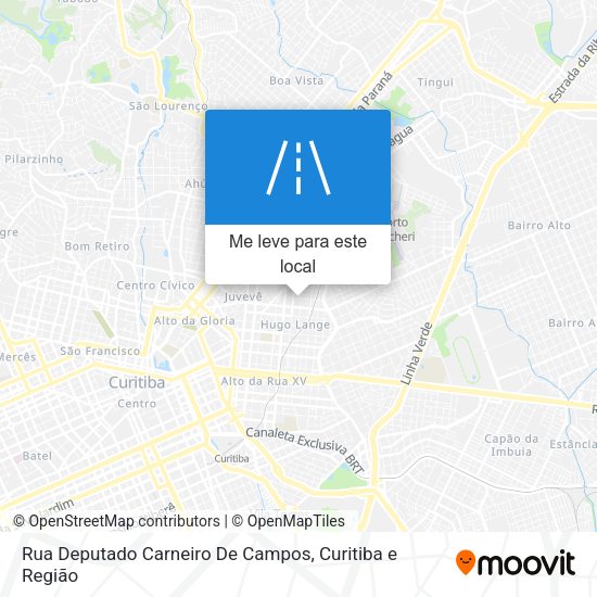 Rua Deputado Carneiro De Campos mapa
