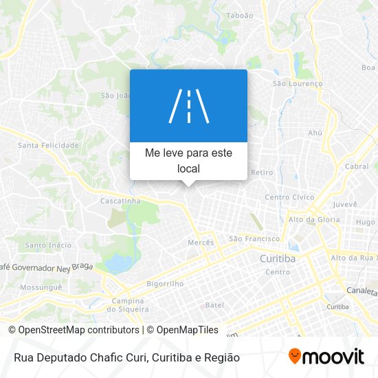 Rua Deputado Chafic Curi mapa