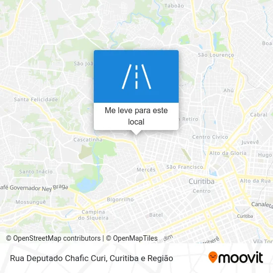 Rua Deputado Chafic Curi mapa