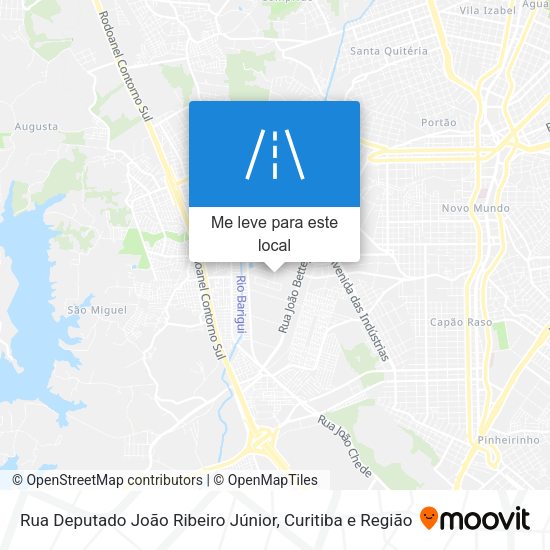 Rua Deputado João Ribeiro Júnior mapa