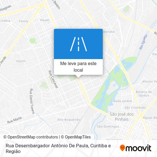 Rua Desembargador Antônio De Paula mapa