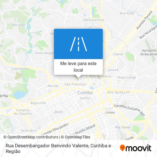 Rua Desembargador Benvindo Valente mapa