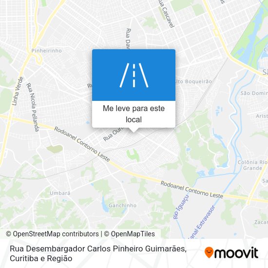Rua Desembargador Carlos Pinheiro Guimarães mapa
