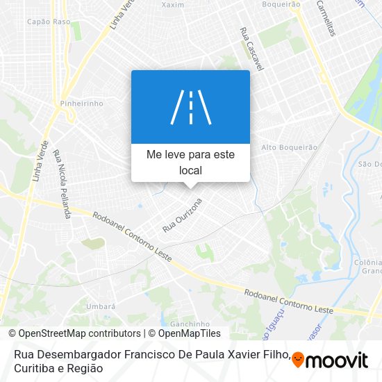 Rua Desembargador Francisco De Paula Xavier Filho mapa