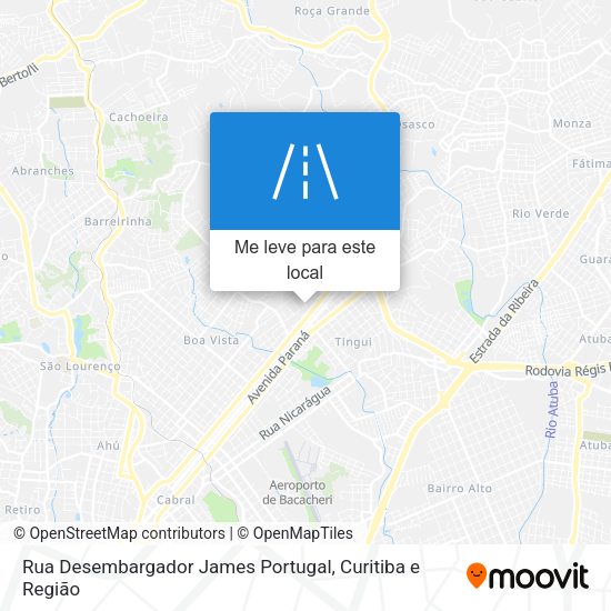 Rua Desembargador James Portugal mapa
