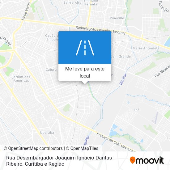 Rua Desembargador Joaquim Ignácio Dantas Ribeiro mapa