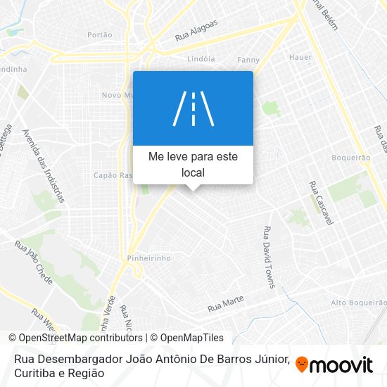 Rua Desembargador João Antônio De Barros Júnior mapa