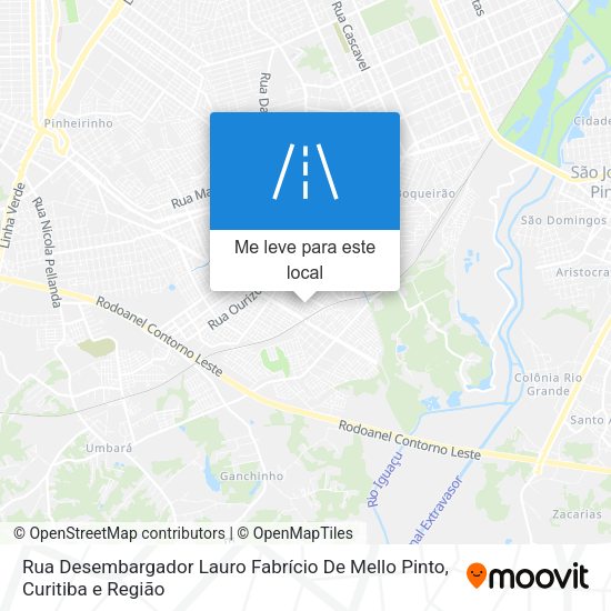 Rua Desembargador Lauro Fabrício De Mello Pinto mapa