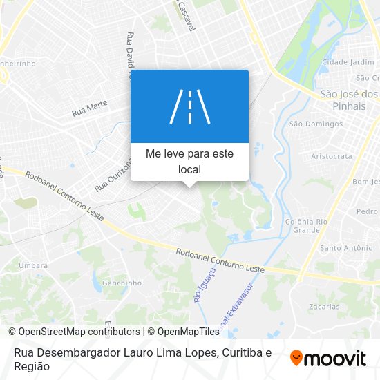 Rua Desembargador Lauro Lima Lopes mapa