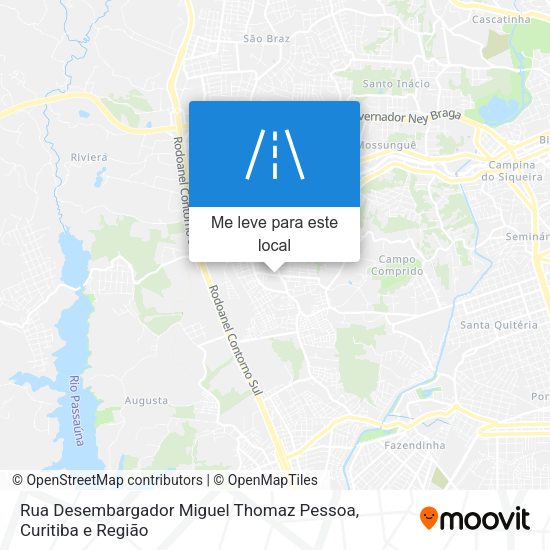 Rua Desembargador Miguel Thomaz Pessoa mapa