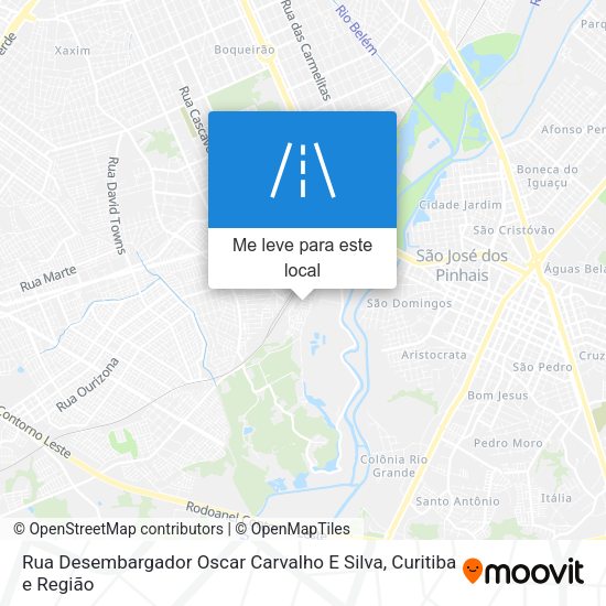 Rua Desembargador Oscar Carvalho E Silva mapa