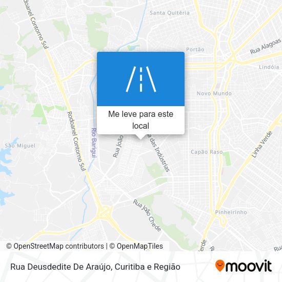 Rua Deusdedite De Araújo mapa