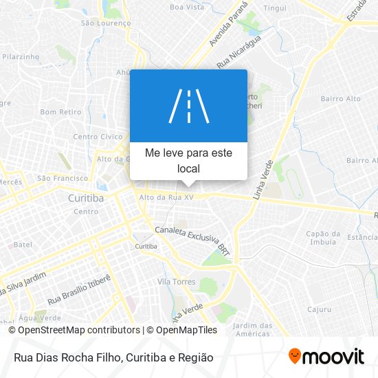 Rua Dias Rocha Filho mapa