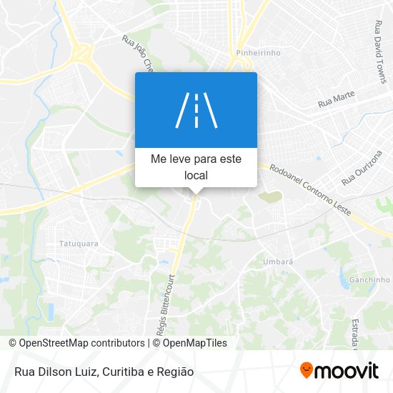 Rua Dilson Luiz mapa