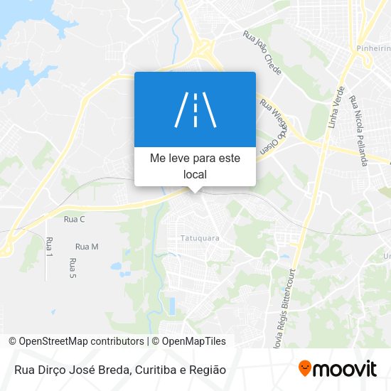 Rua Dirço José Breda mapa