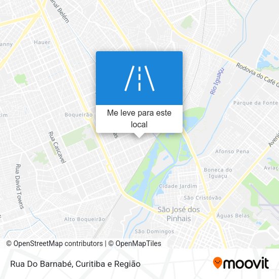 Rua Do Barnabé mapa