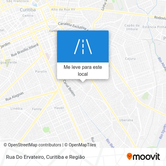 Rua Do Ervateiro mapa