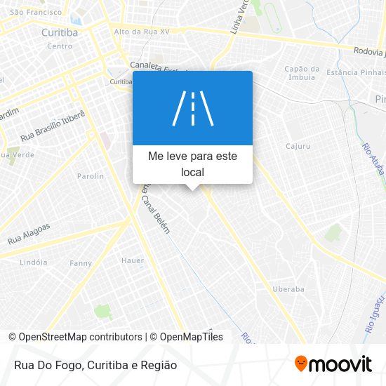 Rua Do Fogo mapa