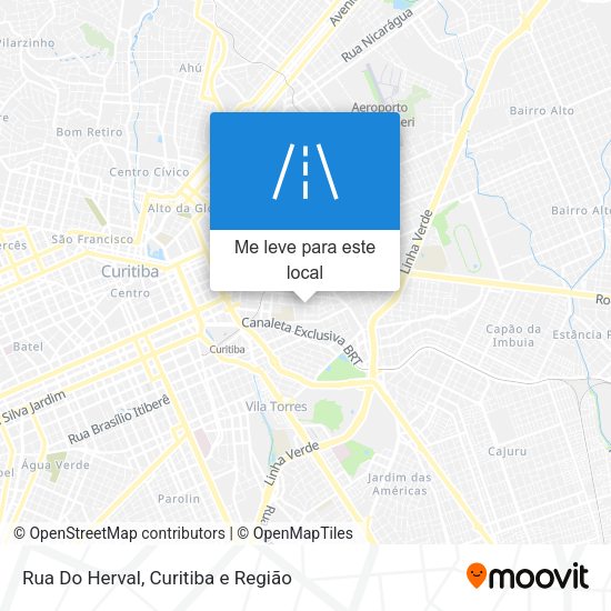 Rua Do Herval mapa